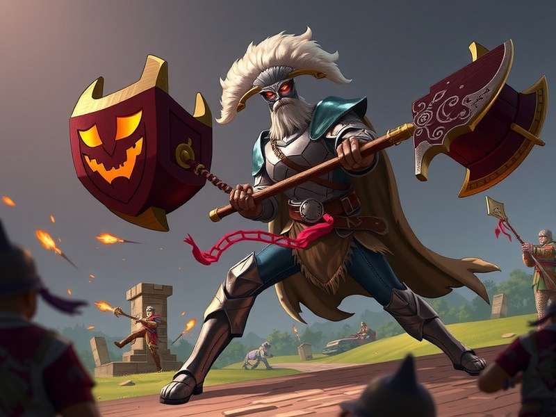 Valorous Mace Warrior combat system